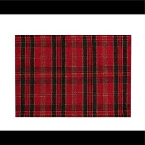 4 Plaid Tapestry Placemat- Christmas